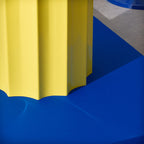 Neon - Round Side Table - Aluminium - Yellow