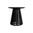 Table d'appoint Képès noire D50 cm
