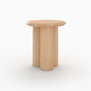 table d appoint sacha bois de manguier diametre 40 cm