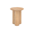 table d appoint sacha en bois de manguier diametre 40 cm fond blanc