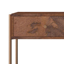 Table de chevet Doori en bois foncé