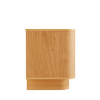 Navan - Mesita de noche de 2 cajones - Madera - Madera clara