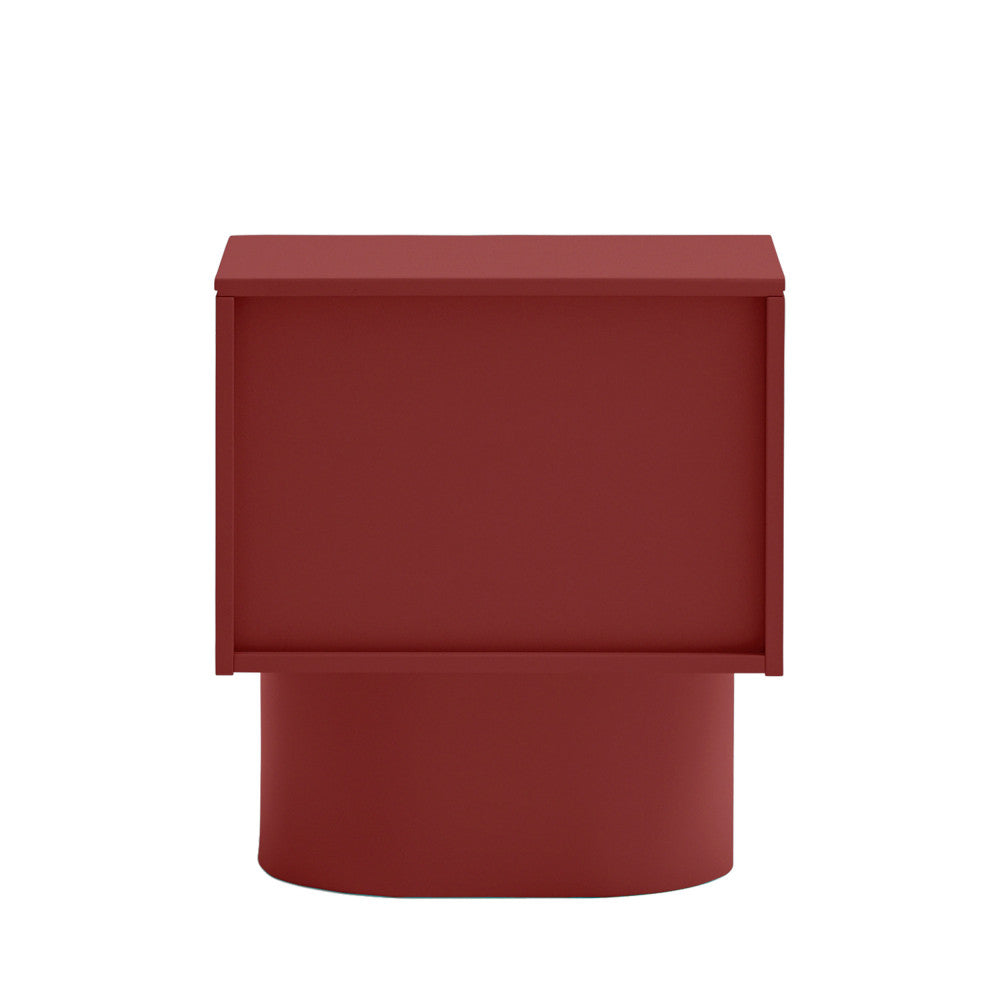Totem - 2-Drawer Bedside Table - Wood - Red