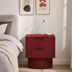 Totem - 2-Drawer Bedside Table - Wood - Red