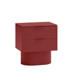 Totem - 2-Drawer Bedside Table - Wood - Red