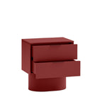 Totem - 2-Drawer Bedside Table - Wood - Red