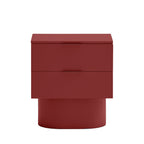 Totem - 2-Drawer Bedside Table - Wood - Red
