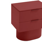 Totem - 2-Drawer Bedside Table - Wood - Red