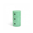 Table De Chevet Vert 3 Tiroirs Componibili Bio - Kartell