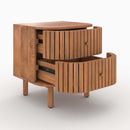Table de chevet Paola en bois d'acacia