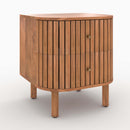 Table de chevet Paola en bois d'acacia
