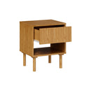 Table de chevet Inès en bois d'hévéa massif