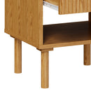 Table de chevet Inès en bois d'hévéa massif