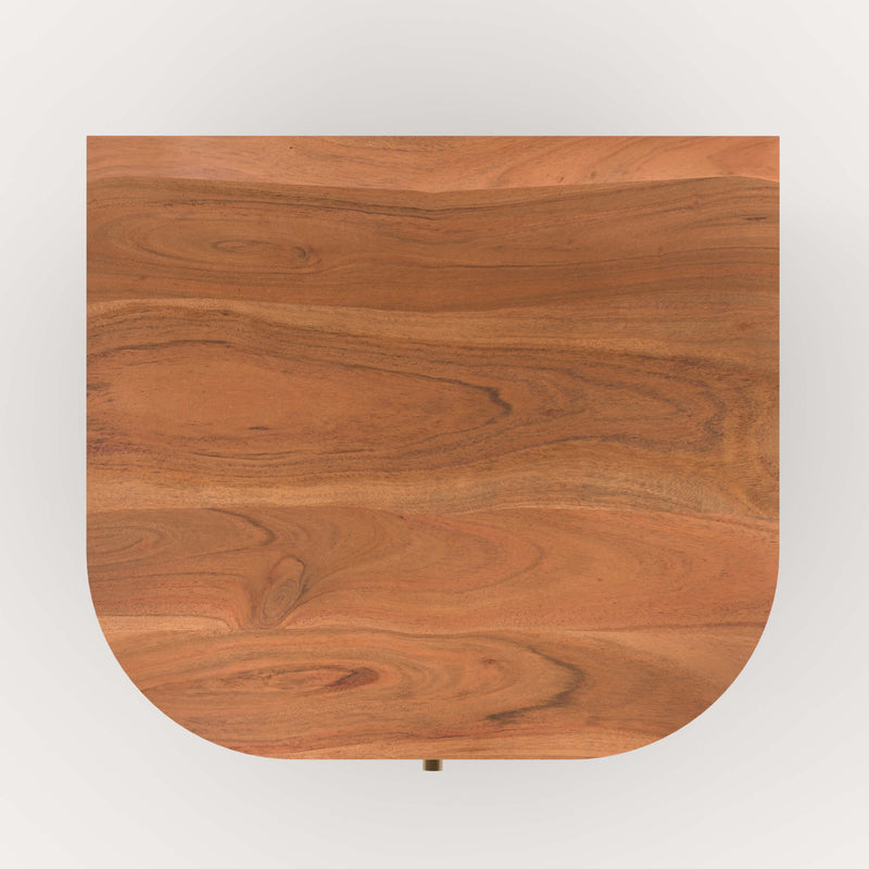 Table de chevet Paola en bois d'acacia