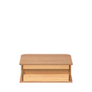 Jena - Table De Chevet Suspendue 1 Porte Coulissante - Bois - Bois clair