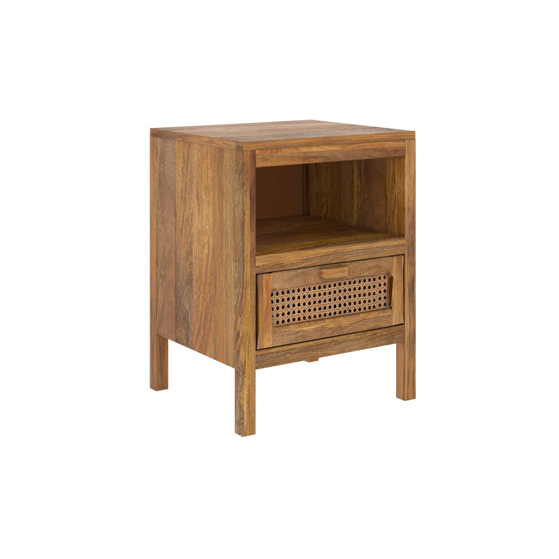 Tiki Bedside Table - Brown