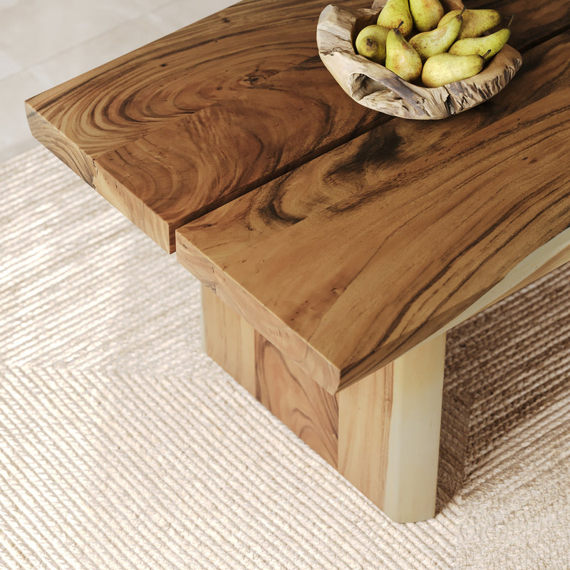 Table rectangulaire Tanah 8 personnes en bois 220 cM