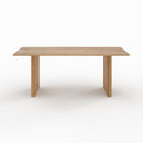 Table rectangulaire Andrea en bois d'acacia 8 personnes