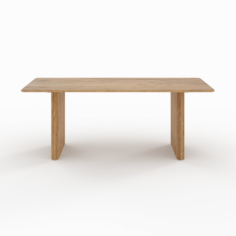 Table rectangulaire Andrea en bois d'acacia 8 personnes