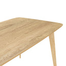 Table rectangulaire Oman 150 cm en bois clair 6 personnes
