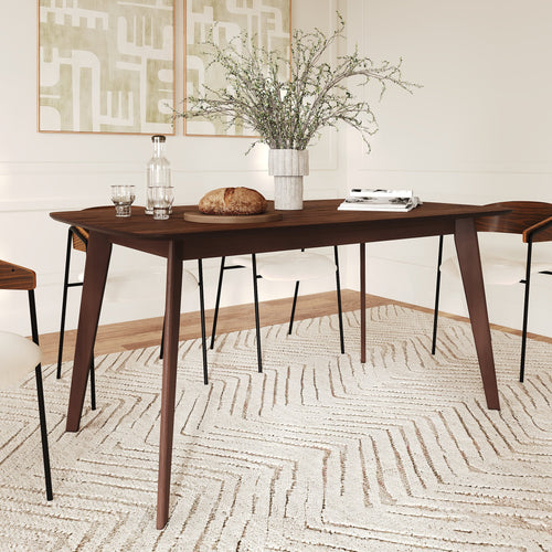 Table Oman Extensible - Marron Foncé