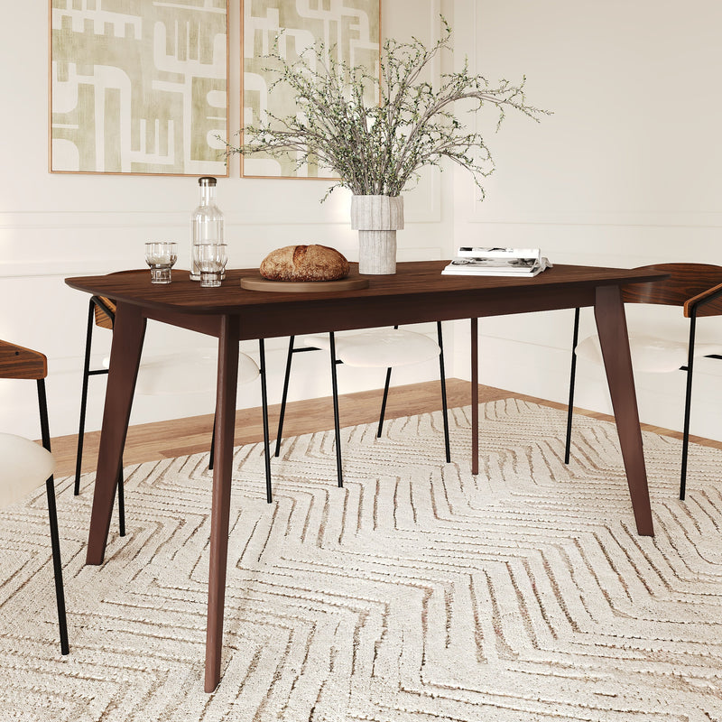 Table Oman Extensible - Marron Foncé