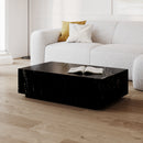 Table basse en marbre noir Izaé