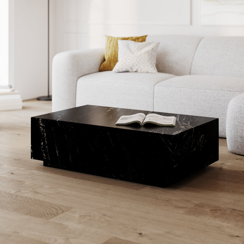 Table basse en marbre noir Izaé