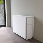 Kungla - Mesa de comedor plegable para 2 personas - Madera - Blanco