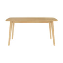 Table rectangulaire Oman 150 cm en bois clair 6 personnes