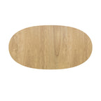 Eddy - Table Ovale 6/8 Personnes Extensible En Bois Clair