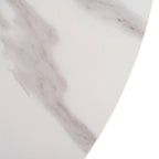 Nori – Ovaler Tisch 180 cm – Marmor-Optik
