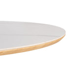 Nori – Ovaler Tisch 180 cm – Marmor-Optik