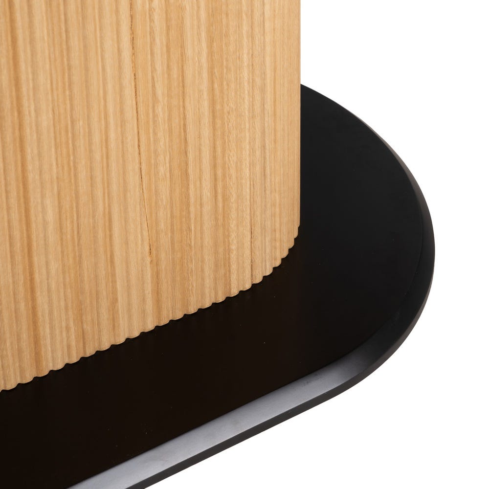 Nori – Ovaler Tisch 180 cm – Marmor-Optik