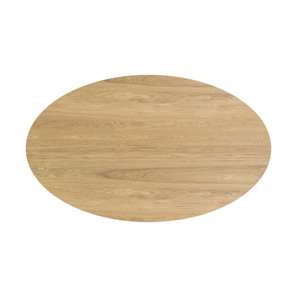 Eddy - Oval Table for 6 People in Light Wood