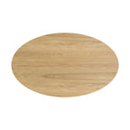 Eddy - Oval Table for 6 People in Light Wood