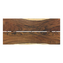 table rectangulaire bois de suar plateau pied tanah 220 cm