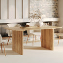 Table rectangulaire Andrea en bois d'acacia 6 personnes