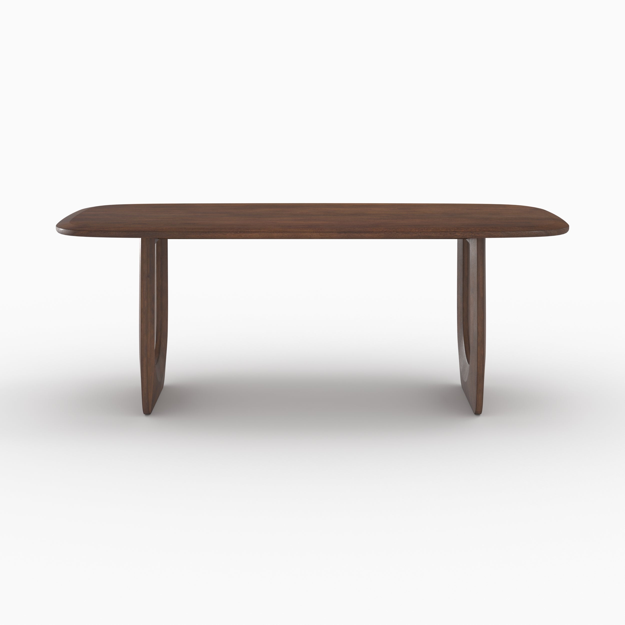 Maya - Mesa rectangular de madera maciza de mango 6 plazas