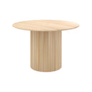 table ronde 4 personnes en bois de manguier morea fond blanc