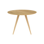 Liwa - Mesa redonda para 4 personas en madera clara natural