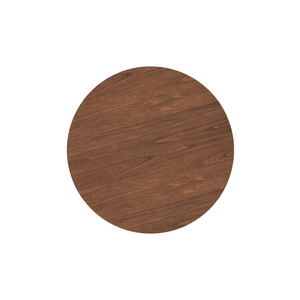 Réno - Round Table for 4 People in Dark Wood