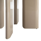 Aria - Round Table 120 cm - Lacquered - Taupe