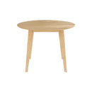Table ronde Réno 4 personnes en bois clair D100 cm