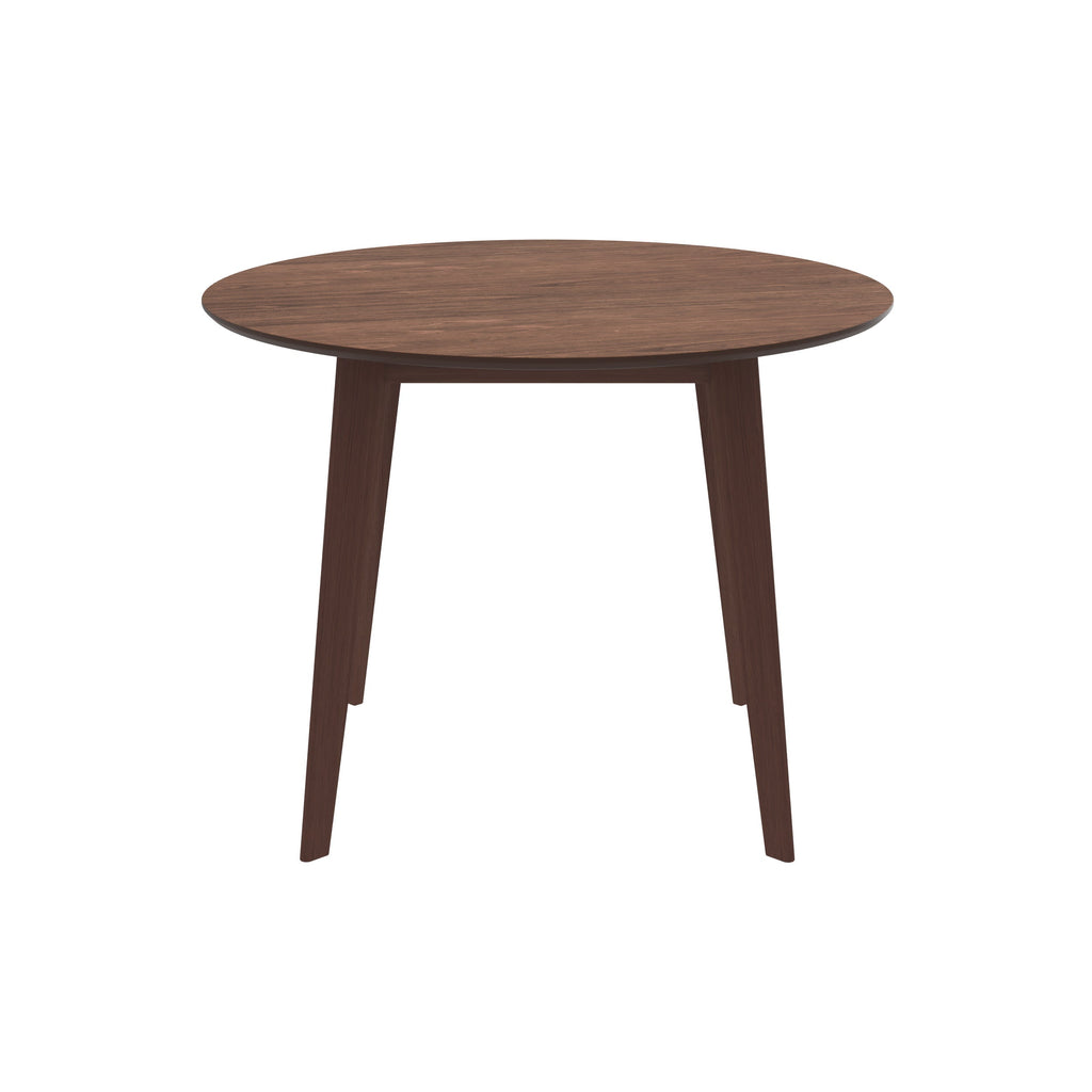Réno - Round Table for 4 People in Dark Wood