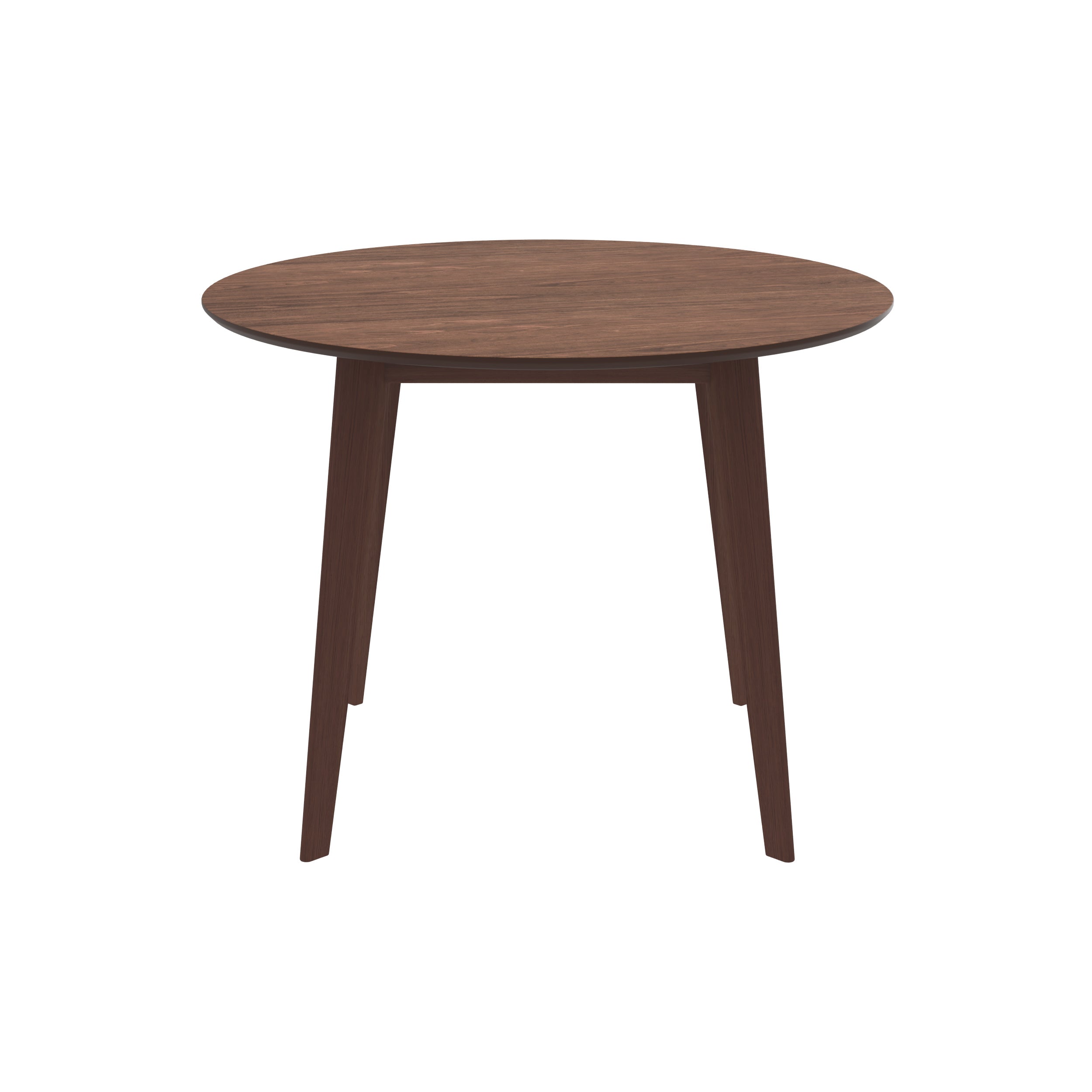 Réno - Round Table for 4 People in Dark Wood