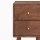 Table de chevet Oréa en bois de manguier