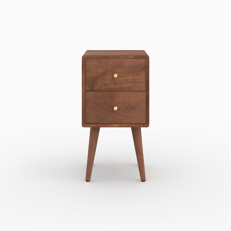 Table de chevet Oréa en bois de manguier