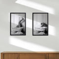 Really Nice Things - Imagen enmarcada - Giraffe Bath