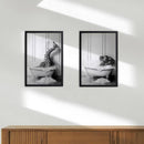 Really Nice Things - Image Encadrée - Giraffe Bath